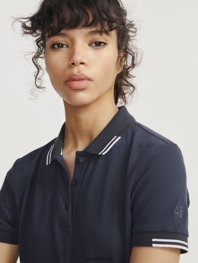 Aigle vêtements polo en piqué à manches courtes Empire femmes HV42L2468