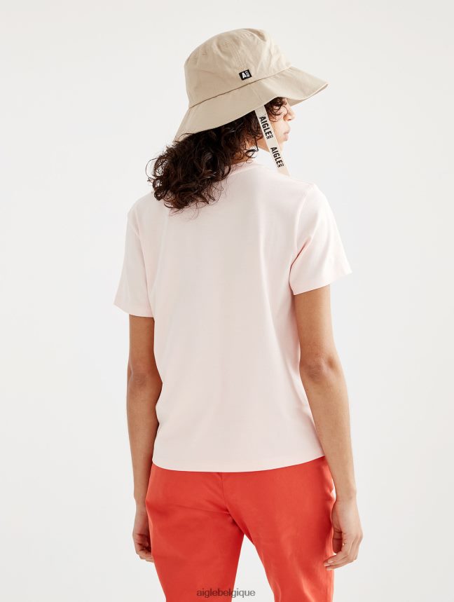 Aigle vêtements t-shirt imprimé à manches courtes en pyratex cerisier femmes HV42L2584