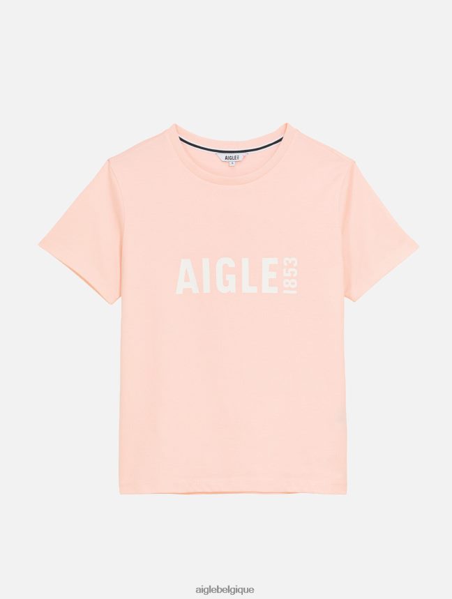 Aigle vêtements t-shirt imprimé à manches courtes en pyratex cerisier femmes HV42L2584