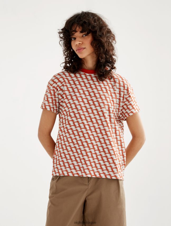 Aigle vêtements t-shirt à manches courtes goji pr femmes HV42L2574