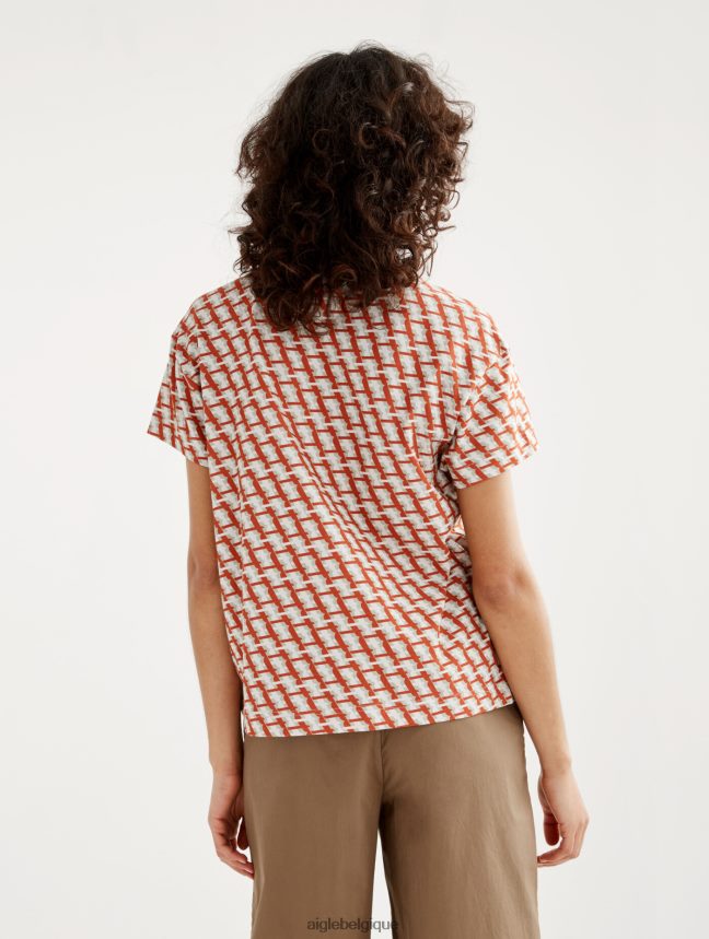 Aigle vêtements t-shirt à manches courtes goji pr femmes HV42L2574