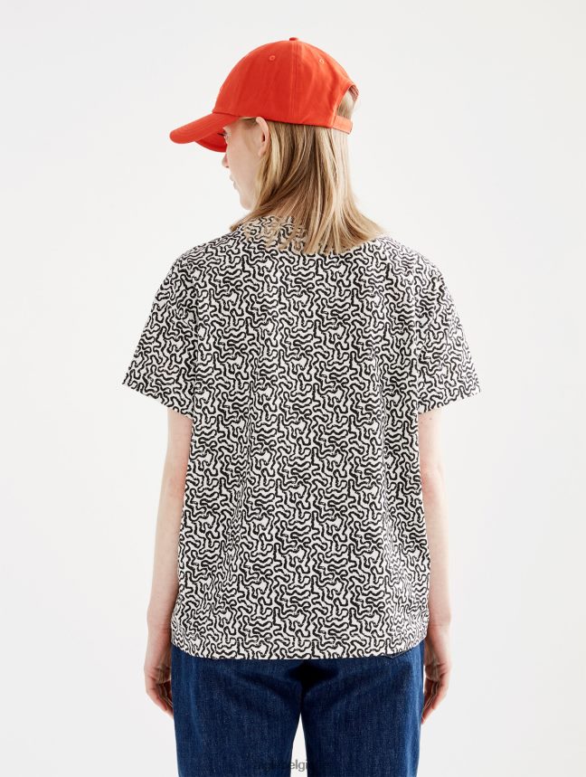 Aigle vêtements t-shirt à manches courtes lait pr femmes HV42L2563