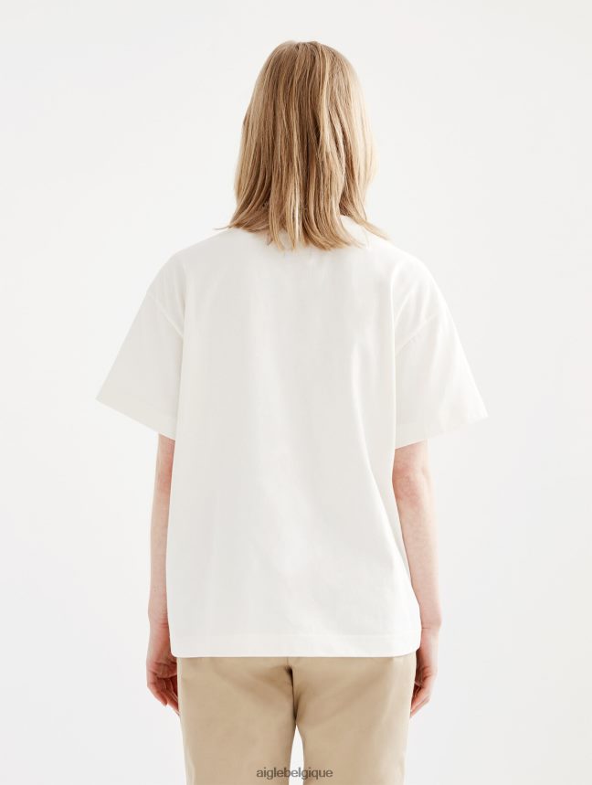 Aigle vêtements t-shirt manches courtes liberty & imprimé lait femmes HV42L2514