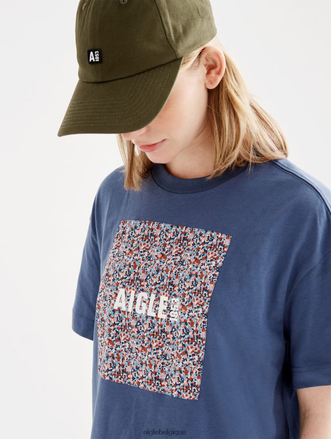 Aigle vêtements t-shirt manches courtes liberty & imprimé marais femmes HV42L2543