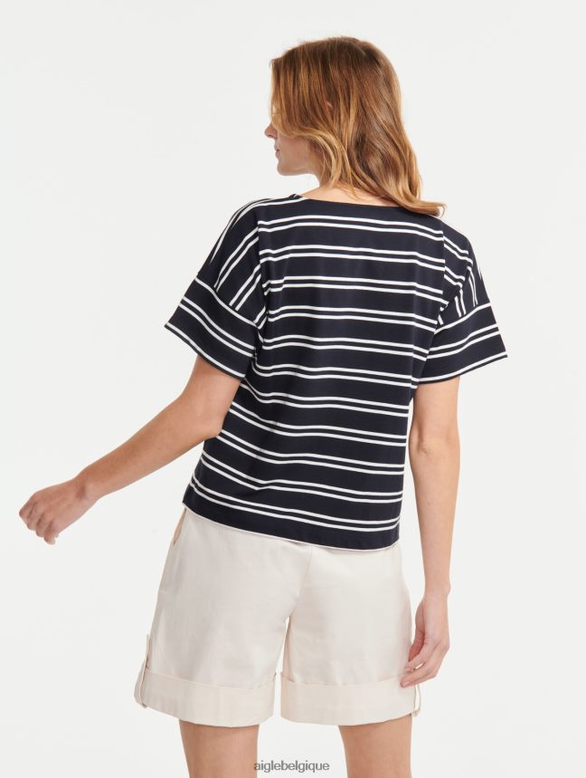 Aigle vêtements t-shirt marinière fabriqué en france empire st femmes HV42L2530