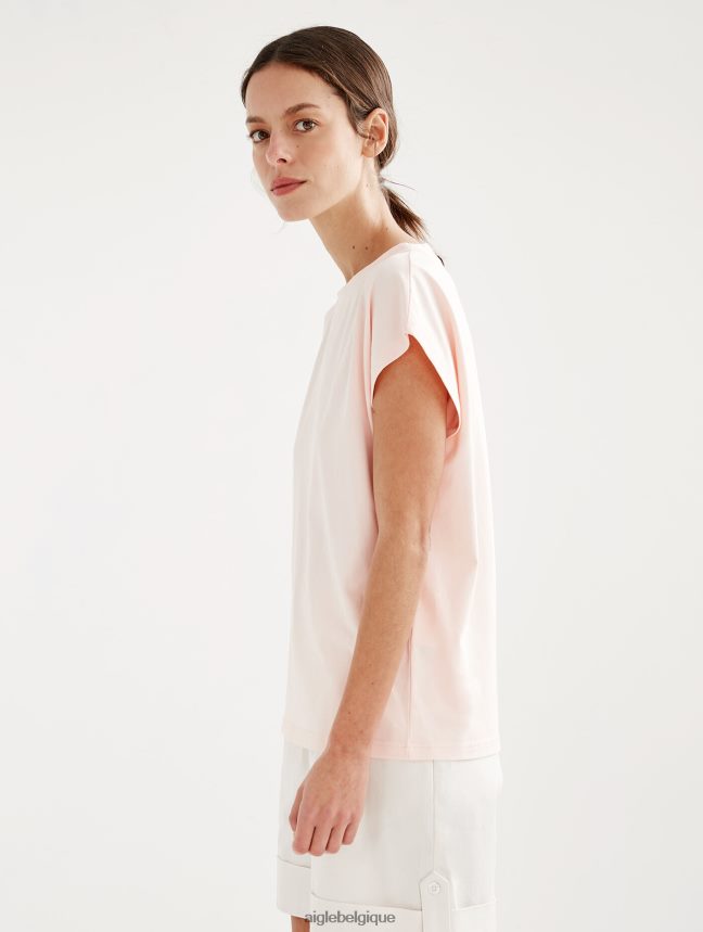 Aigle vêtements t-shirt à épaules tombantes cerisier femmes HV42L2708