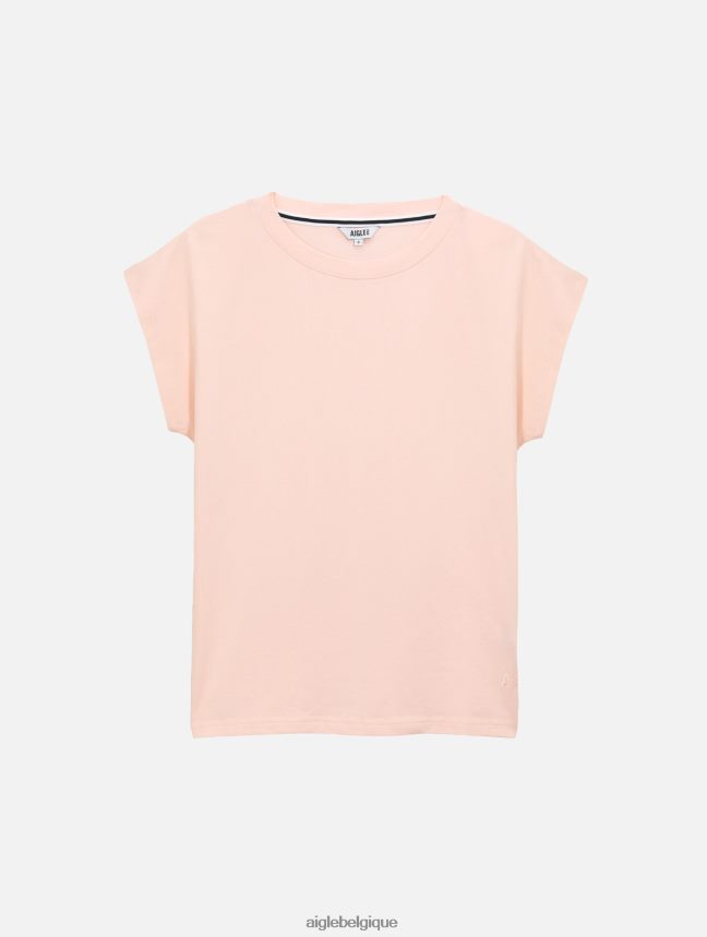 Aigle vêtements t-shirt à épaules tombantes cerisier femmes HV42L2708