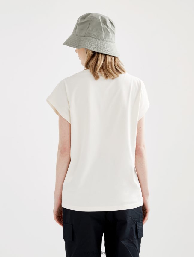 Aigle vêtements t-shirt à épaules tombantes lait femmes HV42L2450
