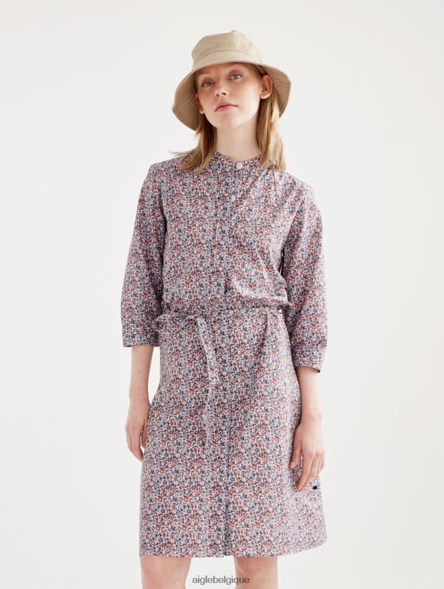 Aigle vêtements la robe chemise classique liberty london noisette pr femmes HV42L2556