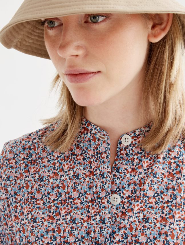 Aigle vêtements la robe chemise classique liberty london noisette pr femmes HV42L2556