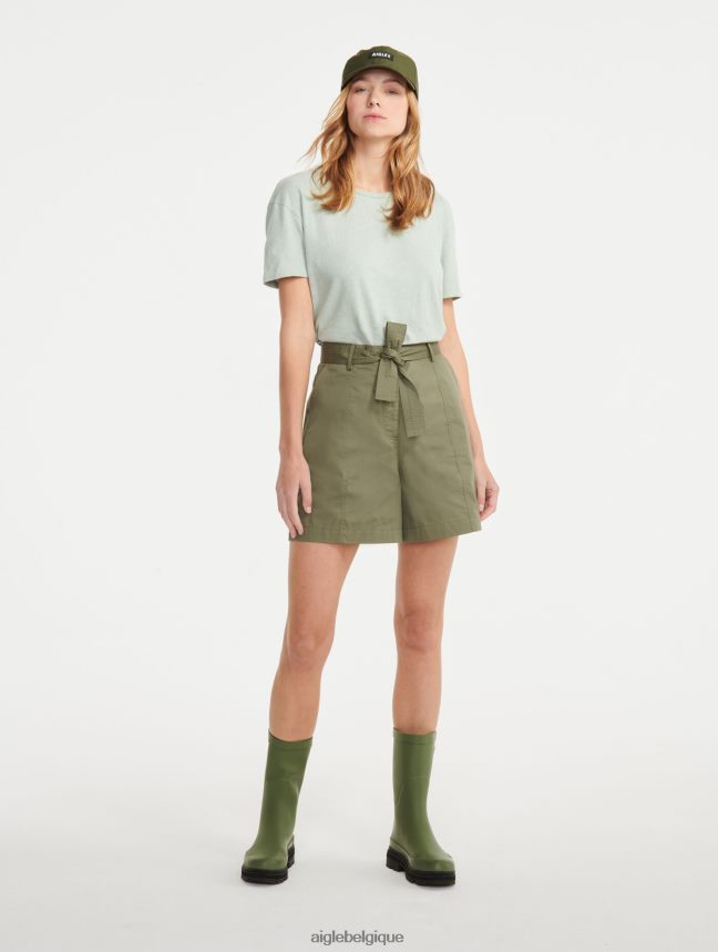Aigle vêtements short paper bag à ceinture taillis femmes HV42L2693