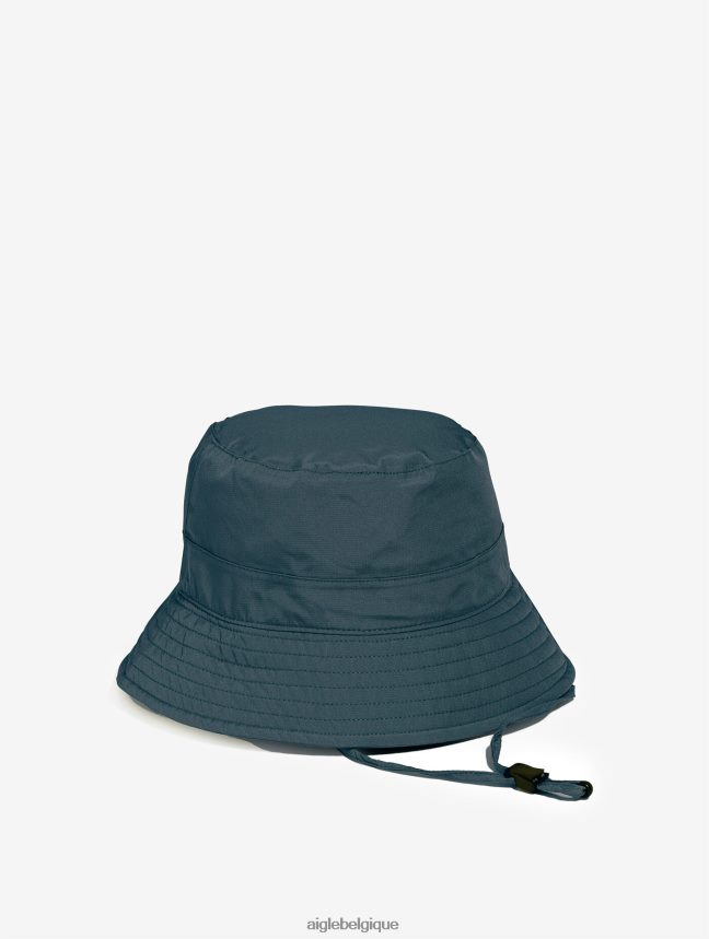 Aigle accessoires chapeau de seau imperméable bleu orage Hommes HV42L2383