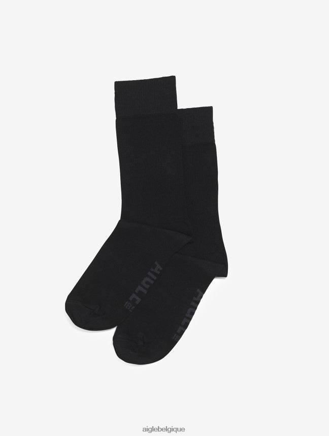 Aigle accessoires chaussettes jacquard iconiques noir Hommes HV42L2379