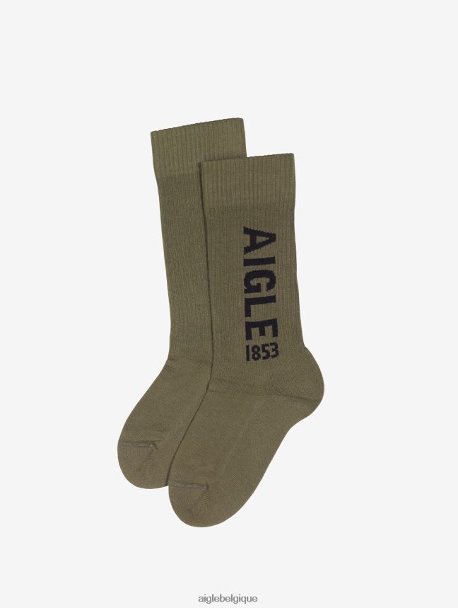 Aigle accessoires chaussettes jacquard taillis Hommes HV42L2410