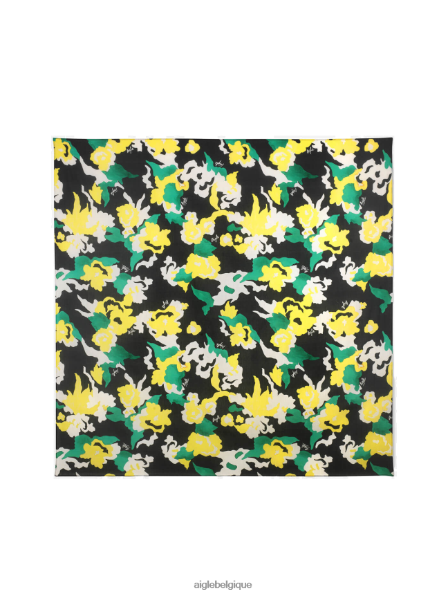 Aigle accessoires écharpe imprimée en coton biologique et soie pr urbain Hommes HV42L2390