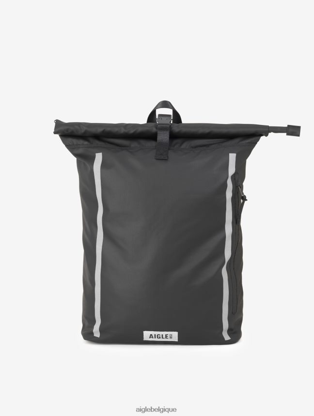 Aigle accessoires sac à dos urbain déperlant en rouleau 29l noir Hommes HV42L2372