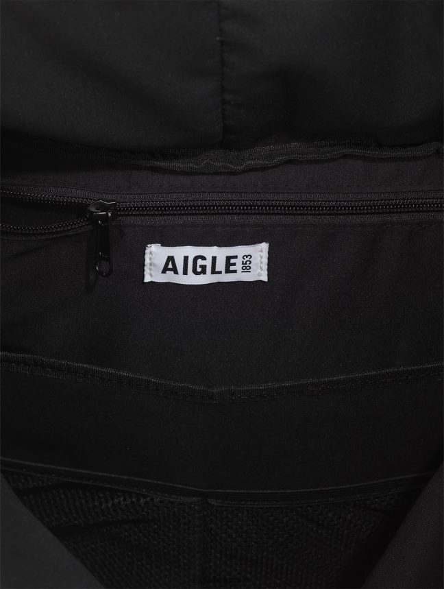 Aigle accessoires sac à dos urbain déperlant en rouleau 29l noir Hommes HV42L2372