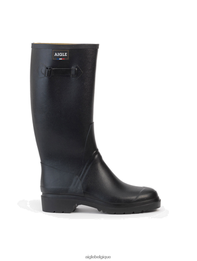 Aigle bottes bottes de jardinage en caoutchouc noir Hommes HV42L2228