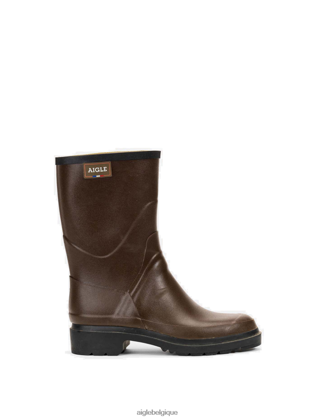 Aigle bottes bottines de pluie fabriquées en france marron Hommes HV42L2229