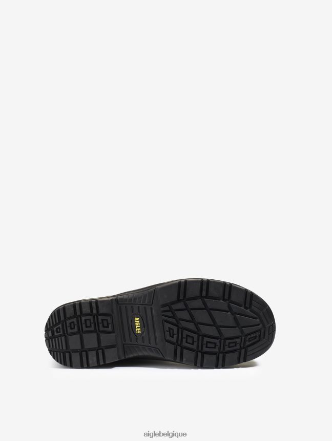 Aigle bottes la botte de sécurité en cuir isolée et imperméable marron foncé Hommes HV42L2297