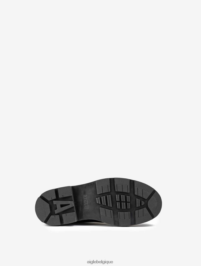 Aigle bottes la bottine chelsea en cuir à coutures norvégiennes noir Hommes HV42L2307