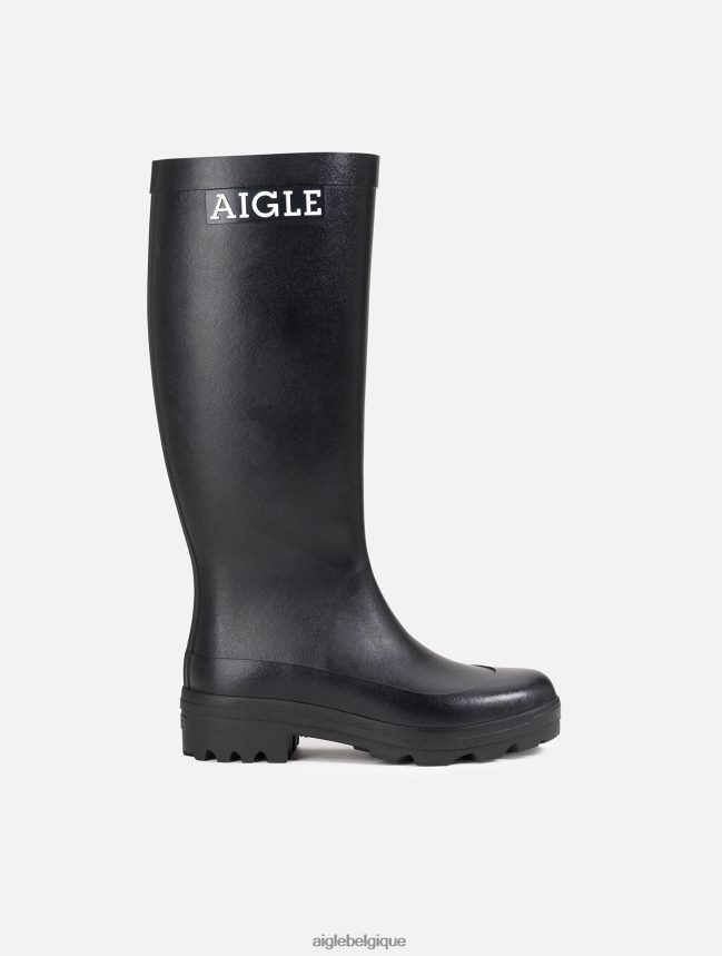 Aigle bottes la nouvelle icône fabriquée à la main en France noir Hommes HV42L2226