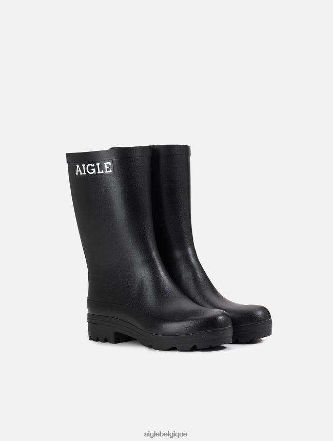 Aigle bottes la nouvelle icône fabriquée à la main en France noir Hommes HV42L2227