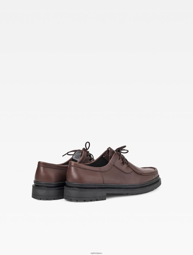 Aigle chaussures chaussure en cuir à semelle épaisse des noisettes Hommes HV42L2301