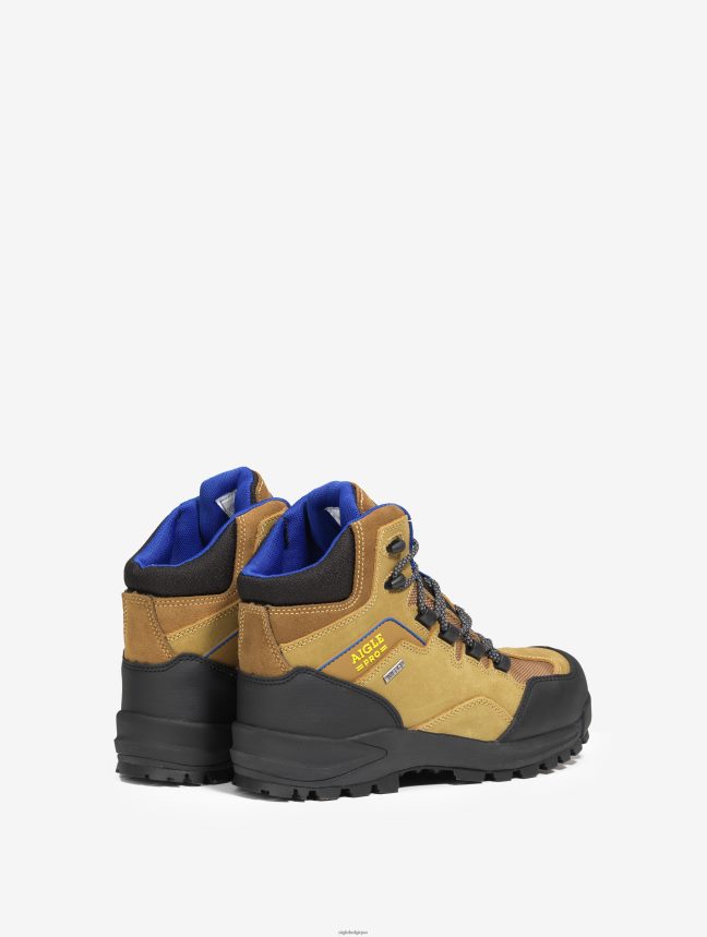 Aigle chaussures chaussures de sécurité en cuir imperméables et respirantes chameau Hommes HV42L2286