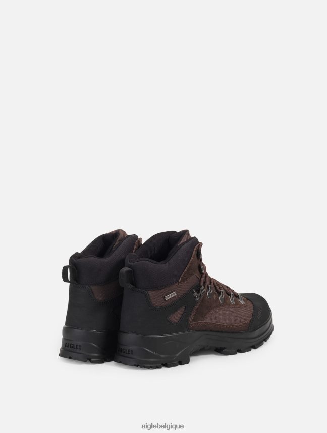 Aigle chaussures la chaussure montante mtd et respirante marron foncé Hommes HV42L2328