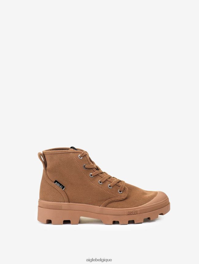 Aigle chaussures la chaussure polyvalente en coton recyclé marron Hommes HV42L2259