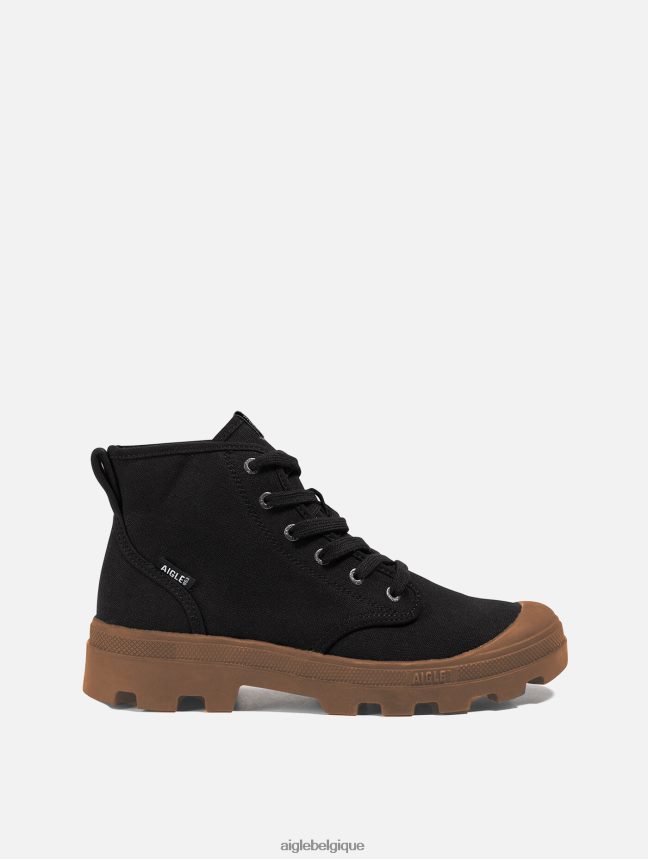 Aigle chaussures la chaussure polyvalente en coton recyclé noir Hommes HV42L2262