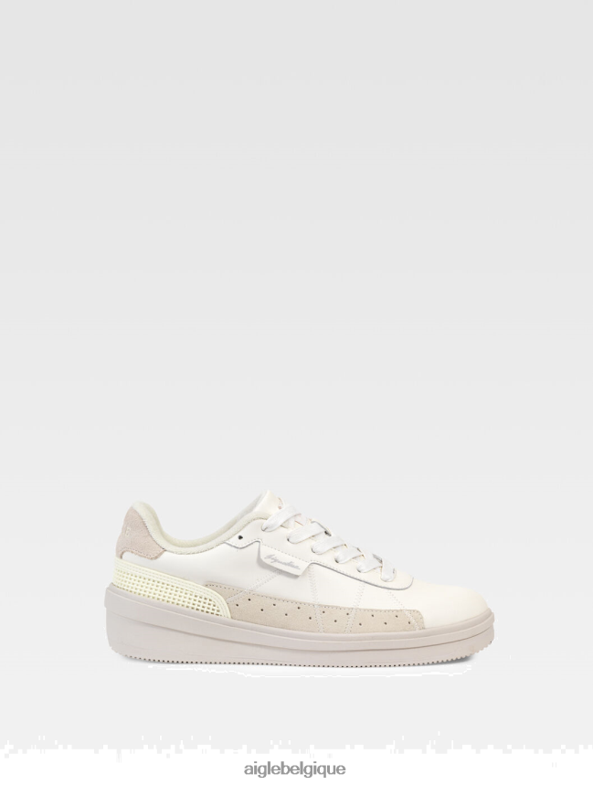 Aigle chaussures baskets emblématiques, une refonte d'un classique des années 80 blanc Hommes HV42L2292