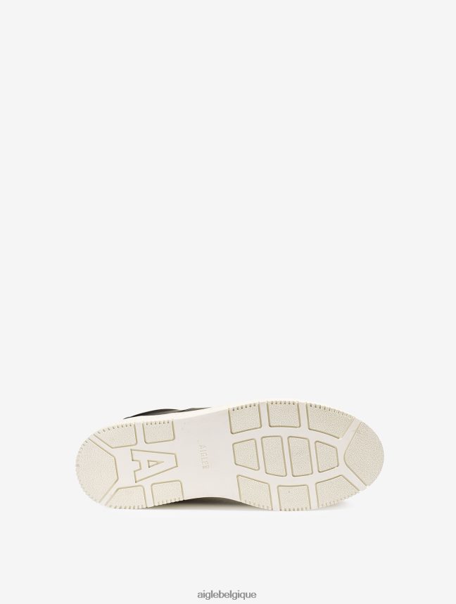 Aigle chaussures la sneaker en cuir durable noir Hommes HV42L2290