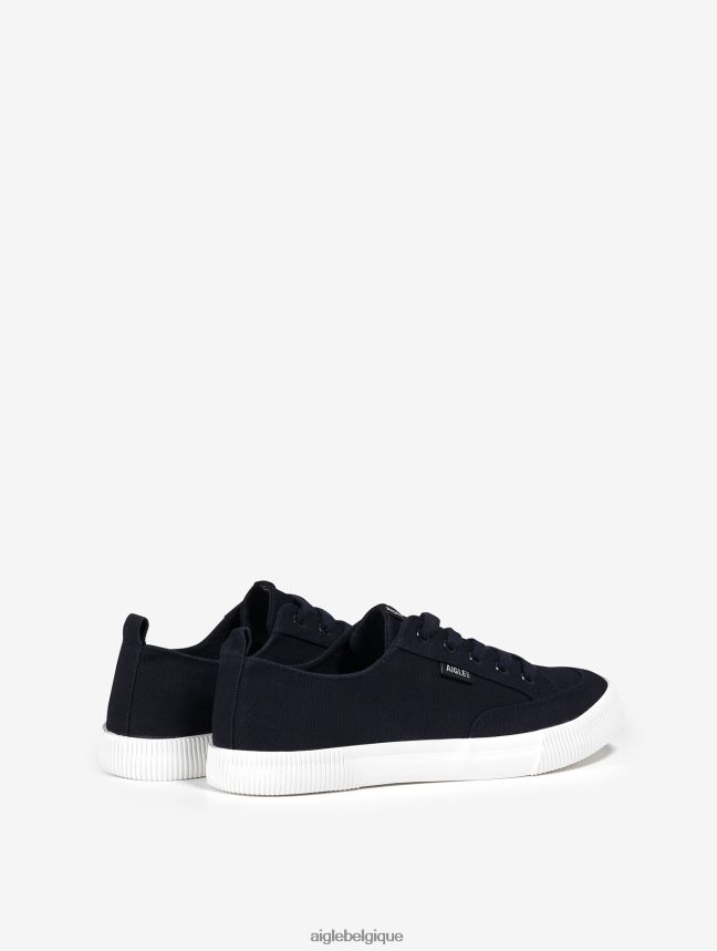 Aigle chaussures sneaker en toile bleu marine foncé Hommes HV42L2336