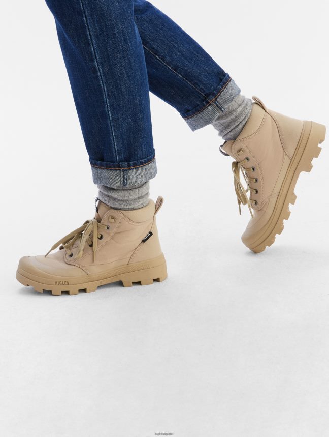 Aigle chaussures la chaussure de marche emblématique en polyester recyclé martre Hommes HV42L2272