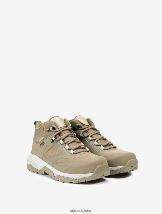 Aigle chaussures la chaussure de marche ultra légère avec membrane imperméable taupe Hommes HV42L2256