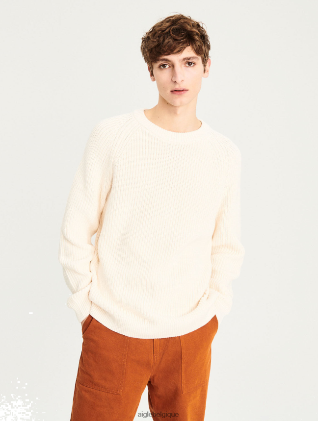 Aigle vêtements pull d'inspiration marine en coton biologique lait Hommes HV42L2130