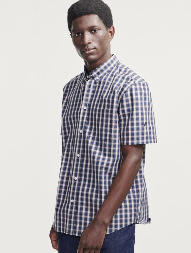 Aigle vêtements chemise à carreaux à manches courtes empire ch Hommes HV42L2100