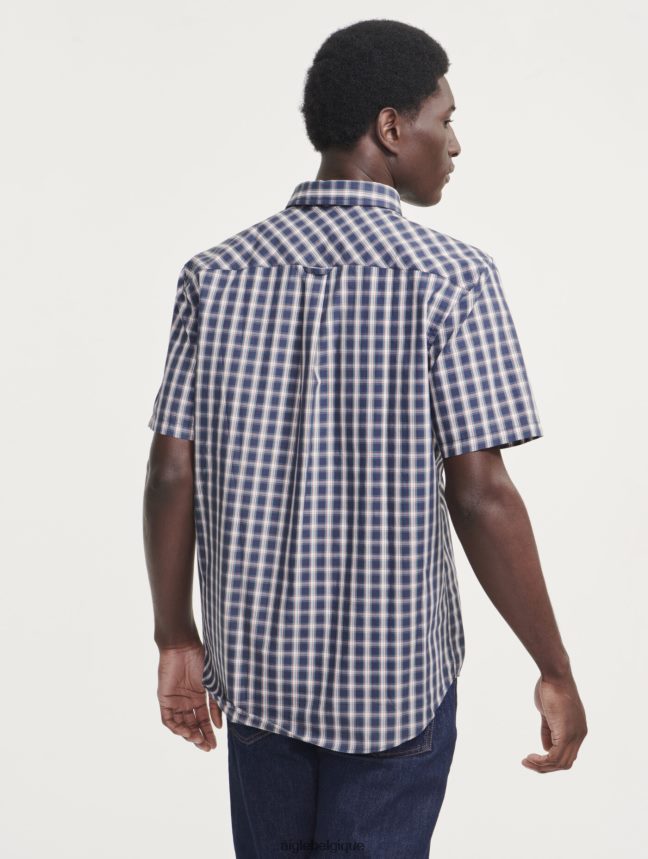 Aigle vêtements chemise à carreaux à manches courtes empire ch Hommes HV42L2100