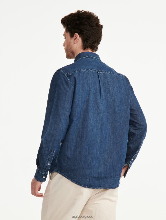 Aigle vêtements chemise en jean à manches longues jean Hommes HV42L2105