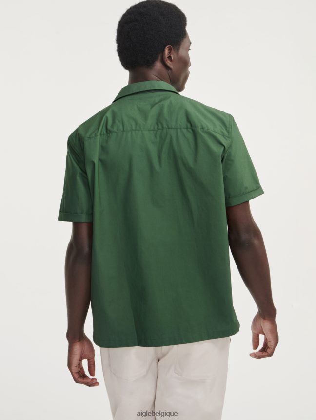 Aigle vêtements chemise militaire à manches courtes botanique Hommes HV42L256