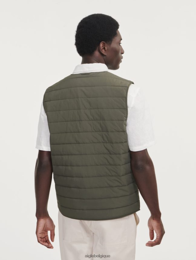 Aigle vêtements gilet court sans manches matelassé sorona dupont wr avocat Hommes HV42L2179