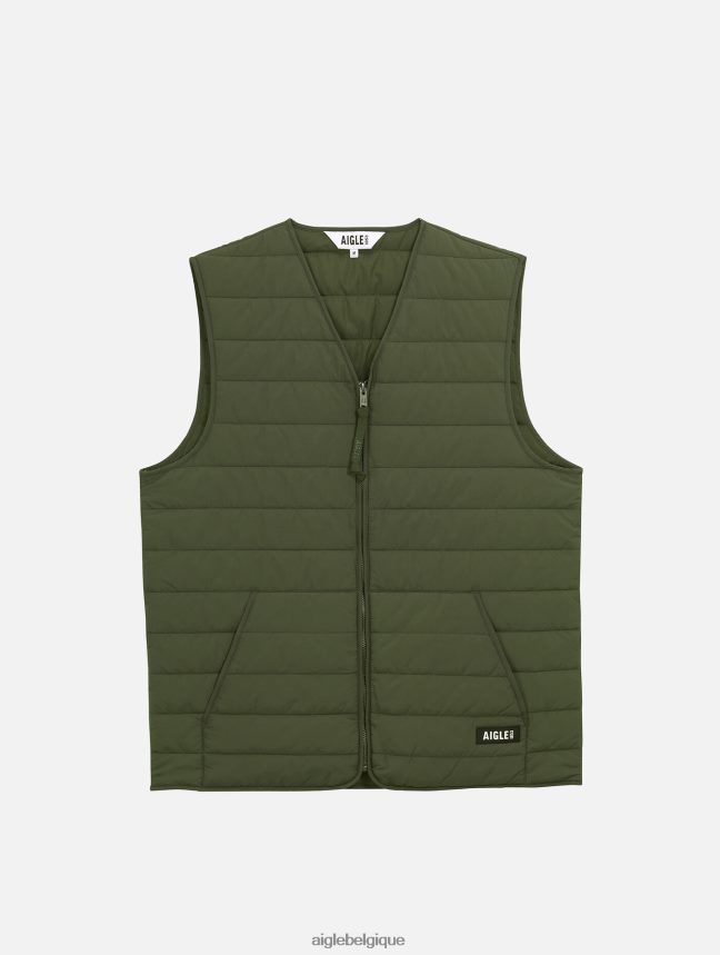 Aigle vêtements gilet court sans manches matelassé sorona dupont wr avocat Hommes HV42L2179