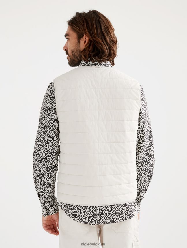 Aigle vêtements gilet court sans manches matelassé sorona dupont wr martre Hommes HV42L2187