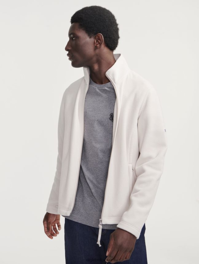 Aigle vêtements polaire en microfibre avec zip martre Hommes HV42L261