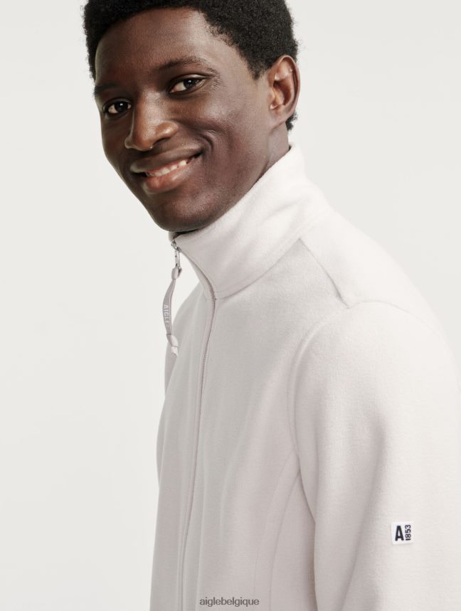 Aigle vêtements polaire en microfibre avec zip martre Hommes HV42L261