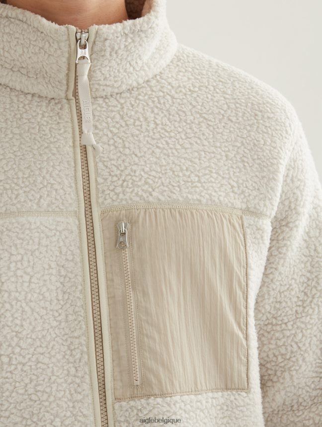Aigle vêtements polaire sherpa zippée martre Hommes HV42L228