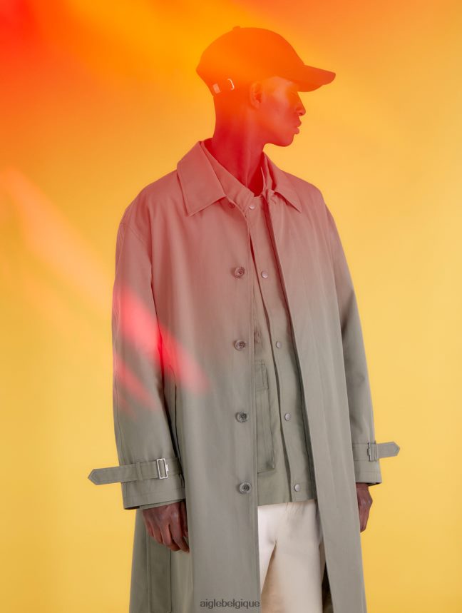 Aigle vêtements trench long mtd taillis Hommes HV42L2217