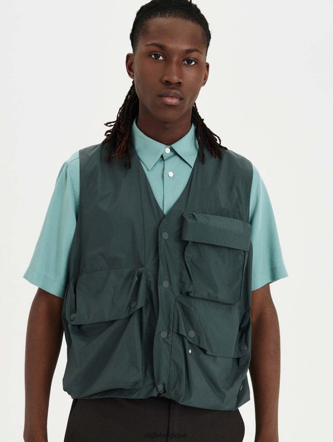 Aigle vêtements veste à col en V urbain Hommes HV42L2198